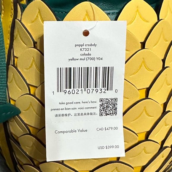 Kate Spade Novelty Pineapple Crossbody - Picture 7 of 7